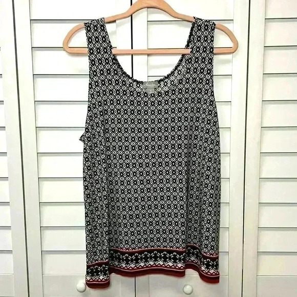 Travelers by Chicos Scoop Neck Tank Top Size 3 (16/18) - Picture 1 of 5